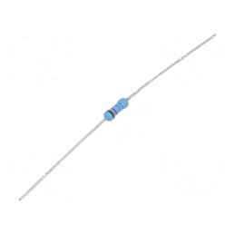 Rezistor thin film THT 48,7kΩ 600mW ±1% Ø2,5x6,5mm 50ppm/°C | Electronic-mag.ro | Componente Electronice