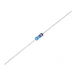 Rezistor thin film THT 56kΩ 600mW ±1% Ø2,5x6,5mm 50ppm/°C | Electronic-mag.ro | Componente Electronice