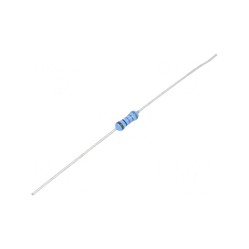 Rezistor film subțire THT 887Ω 600mW ±1% Ø2,5x6,5mm 50ppm/°C | Electronic-mag.ro | Componente Electronice