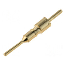 Conector şir pini tată 1 drept 2,54mm THT | Electronic-mag.ro | Componente Electronice