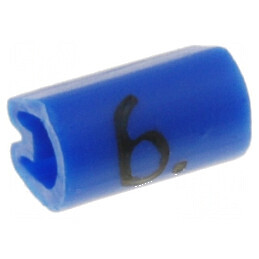 Markere Marcaj PVC Albastră 6 buc 1,5-2mm 45-70°C | Electronic-mag.ro | Componente Electronice