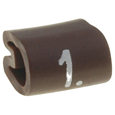 Markere Marcaj PVC maro 4,3÷6,9mm 45÷70°C | Electronic-mag.ro | Componente Electronice