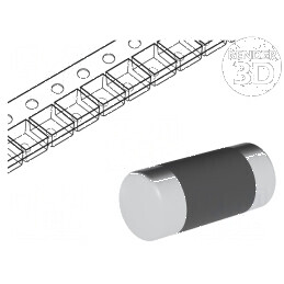 Rezistor SMD 0204 MiniMELF 7,5kΩ 0,4W ±1% 50ppm/°C | Electronic-mag.ro | Componente Electronice