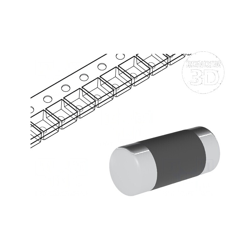 Rezistor SMD 0204 MiniMELF 7,5kΩ 0,4W ±1% 50ppm/°C | Electronic-mag.ro | Componente Electronice Rezistor SMD 0204 MiniMELF 7,5kΩ 0,4W ±1% 50ppm/°C | Electronic-mag.ro | Componente Electronice