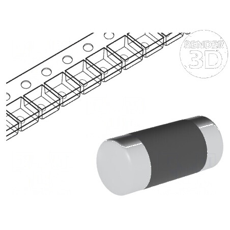 Rezistor SMD 0204 MiniMELF 7,5kΩ 0,4W ±1% 50ppm/°C | Electronic-mag.ro | Componente Electronice