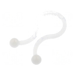 Clipsuri pentru cablu 4,4mm din poliamidă naturală UL94V-2 | Electronic-mag.ro | Componente Electronice