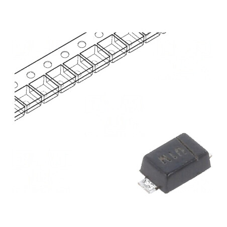Diodă redresoare SMD 1kV 1A 75ns SOD123F | Electronic-mag.ro | Componente Electronice
