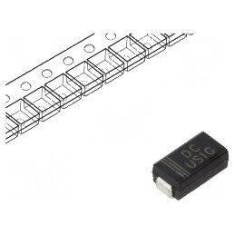 Diodă SMD 400V 1A Redresoare 50ns Ufmax 1,3V Ifsm 30A | Electronic-mag.ro | Componente Electronice