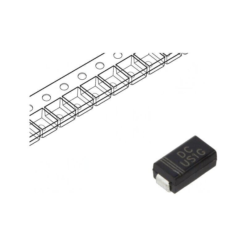 Diodă SMD 400V 1A Redresoare 50ns Ufmax 1,3V Ifsm 30A | Electronic-mag.ro | Componente Electronice Diodă SMD 400V 1A Redresoare 50ns Ufmax 1,3V Ifsm 30A | Electronic-mag.ro | Componente Electronice