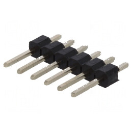 Conector şiruri pini tată 6 pini 2,54mm THT | Electronic-mag.ro | Componente Electronice