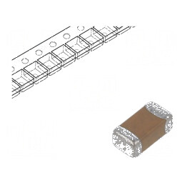 Condensator ceramic MLCC 1nF 630V X7R ±10% SMD 1206 | Electronic-mag.ro | Componente Electronice