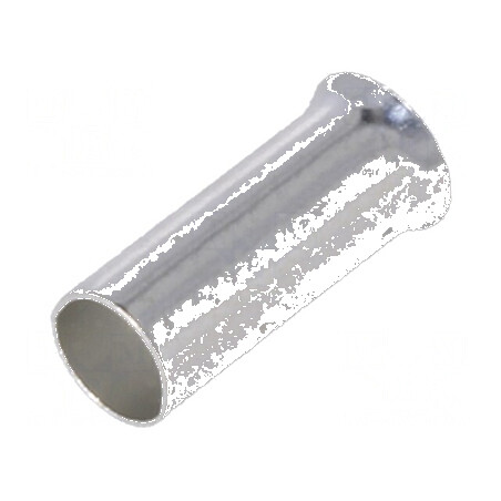 Vârf tub de capăt neizolat cupru 6mm² 10mm cositorit crimpat | Electronic-mag.ro | Componente Electronice