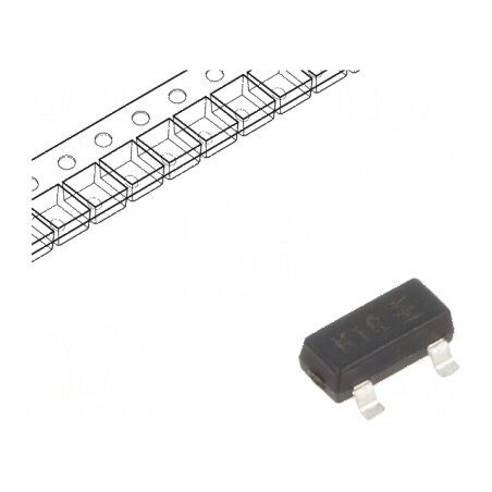 Tranzistor NPN bipolar 45V 0,1A 310mW SOT23 | Electronic-mag.ro | Componente Electronice