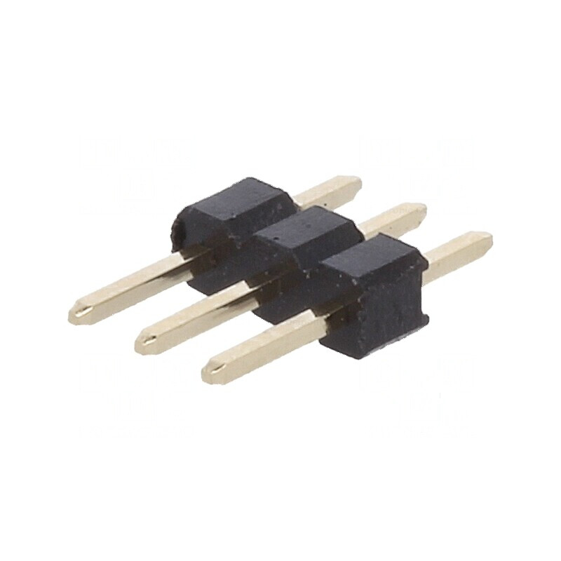 Conector şir pini tată 1x3 THT 2mm | Electronic-mag.ro | Componente Electronice Conector şir pini tată 1x3 THT 2mm | Electronic-mag.ro | Componente Electronice