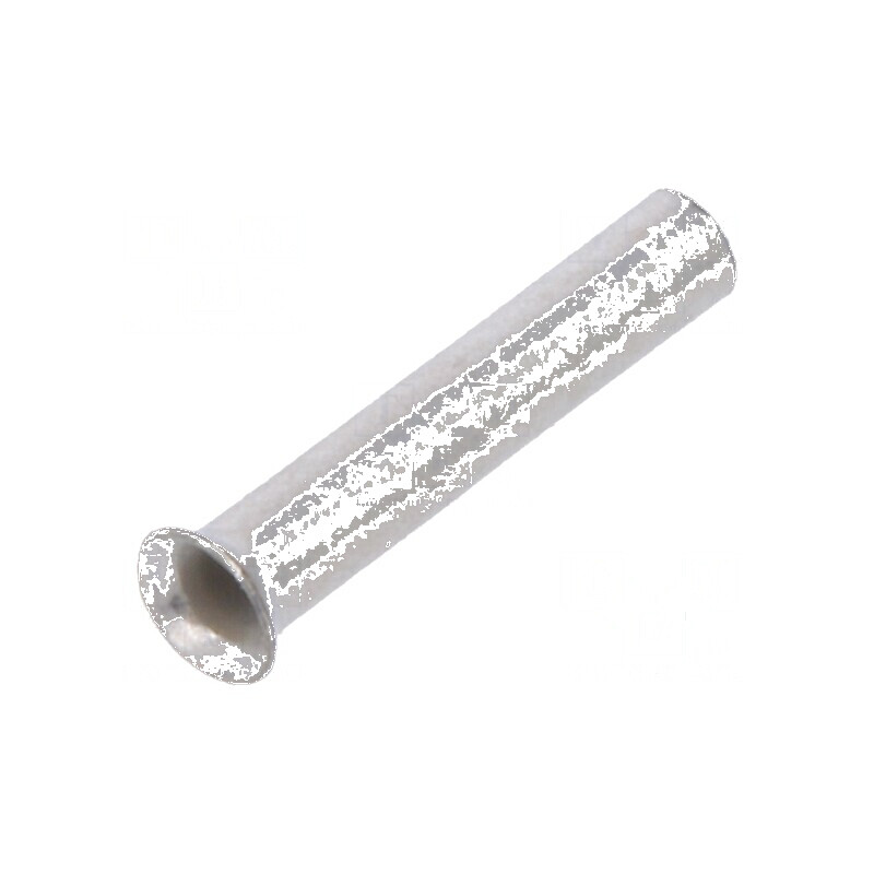 Vârf tub de capăt neizolat cupru 0,34mm2 7mm cositorit | Electronic-mag.ro | Componente Electronice