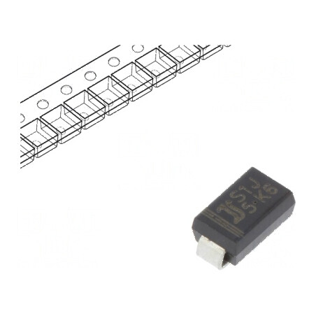 Diodă redresoare SMD 600V 1A 1,5us SMA | Electronic-mag.ro | Componente Electronice