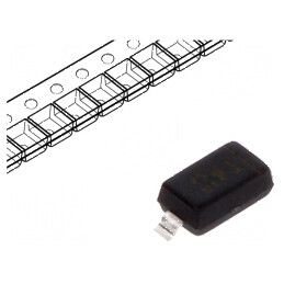 Diodă SMD 100V 0,3A 4ns SOD123 Ufmax 1,25V Ifsm 2A | Electronic-mag.ro | Componente Electronice