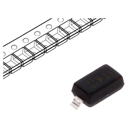 Diodă SMD 100V 0,3A 4ns SOD123 Ufmax 1,25V Ifsm 2A | Electronic-mag.ro | Componente Electronice