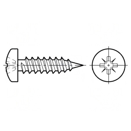 Şurub 2,2x13 Cap Rotund Pozidriv PZ1 ISO 7049 DIN 7981C | Electronic-mag.ro | Componente Electronice