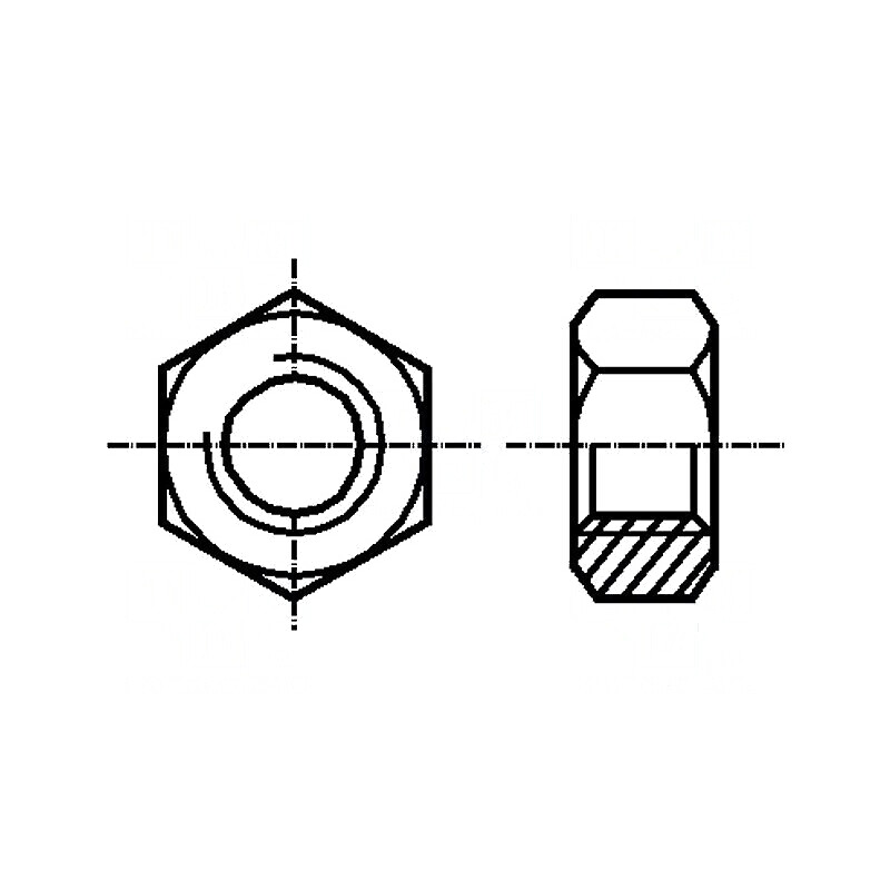 Piuliță hexagonală M4 0,7 Oțel A4 7mm rezistent la acizi | Electronic-mag.ro | Componente Electronice