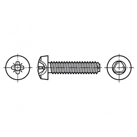 Şurub 2,5x6 Cap Rotund Pozidriv PZ1 Oțel Inoxidabil A2 | Electronic-mag.ro | Componente Electronice