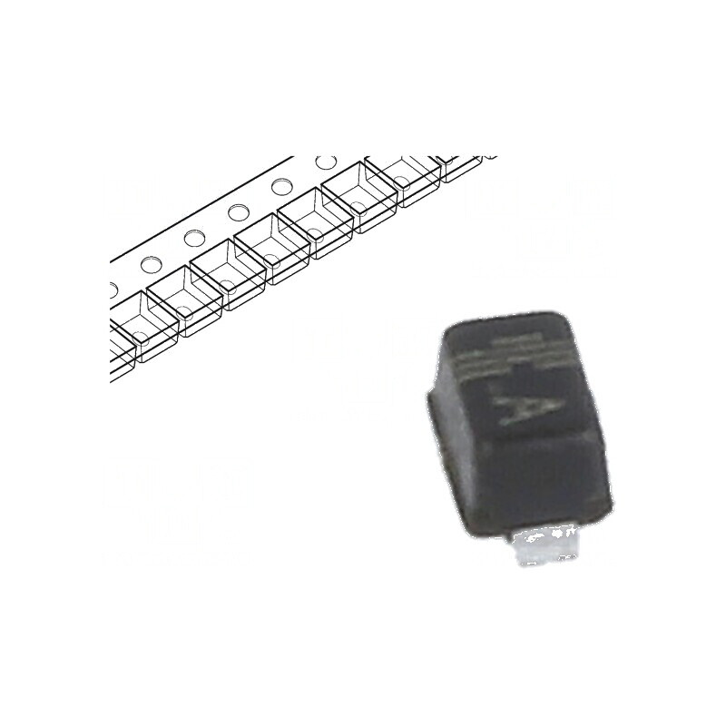 Diodă SMD 85V 250mA 4ns SOD523 Ufmax 1,25V Ifsm 4A | Electronic-mag.ro | Componente Electronice