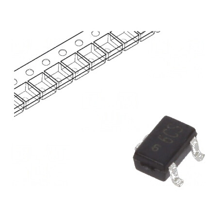 Tranzistor NPN bipolar 45V 0,5A 200mW SOT323 | Electronic-mag.ro | Componente Electronice