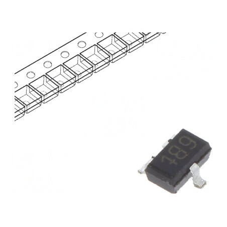Tranzistor NPN bipolar 45V 0,5A 200mW SC70 SOT323 | Electronic-mag.ro | Componente Electronice