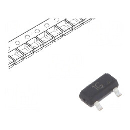 Tranzistor NPN bipolar 45V 0,1A 225mW SOT23 | Electronic-mag.ro | Componente Electronice