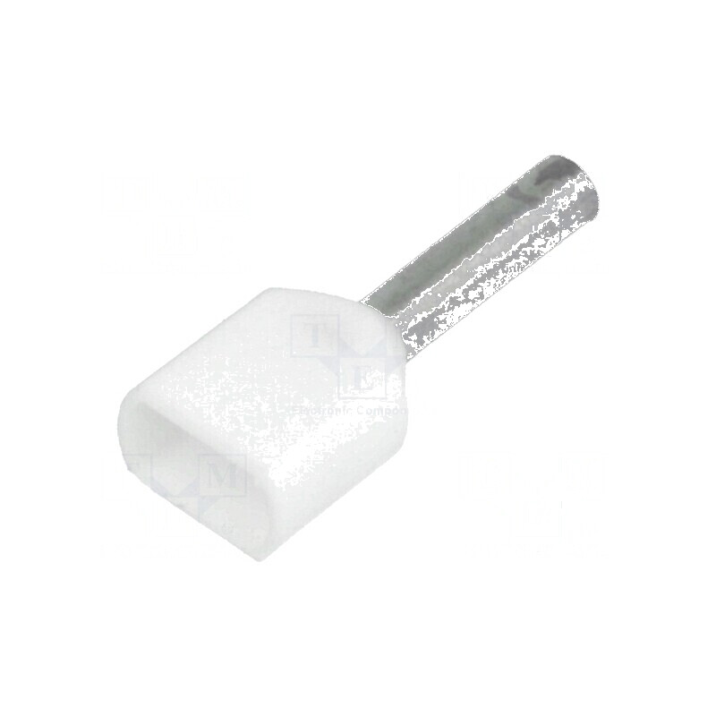 Vârf tub capăt izolată dublă cupru 0,75mm2 8mm cositorit | Electronic-mag.ro | Componente Electronice Vârf tub capăt izolată dublă cupru 0,75mm2 8mm cositorit | Electronic-mag.ro | Componente Electronice