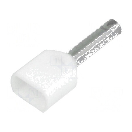 Vârf tub capăt izolată dublă cupru 0,75mm2 8mm cositorit | Electronic-mag.ro | Componente Electronice