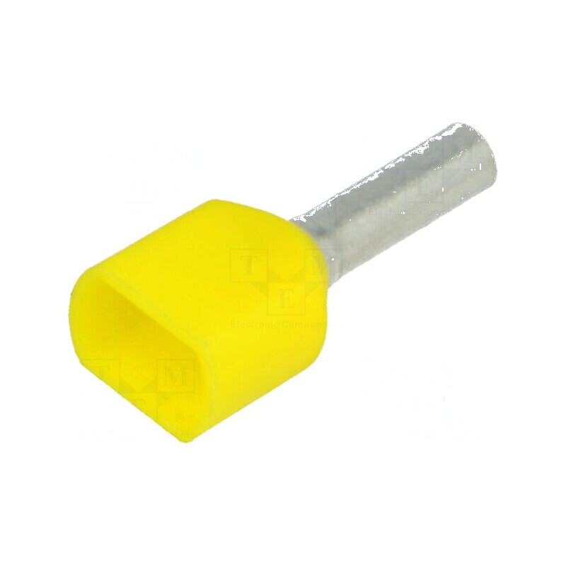 Vârf tub de capăt izolată dublă cupru 1mm² 8mm cositorit | Electronic-mag.ro | Componente Electronice Vârf tub de capăt izolată dublă cupru 1mm² 8mm cositorit | Electronic-mag.ro | Componente Electronice