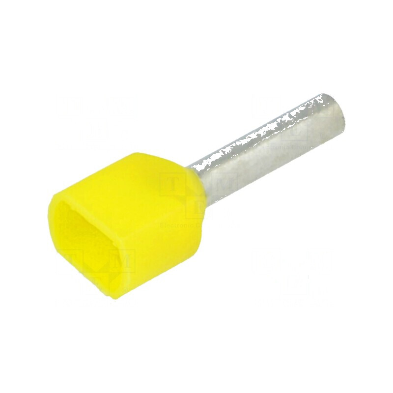 Vârf tub capăt izolată dublă cupru 1mm² 10mm cositorit | Electronic-mag.ro | Componente Electronice Vârf tub capăt izolată dublă cupru 1mm² 10mm cositorit | Electronic-mag.ro | Componente Electronice