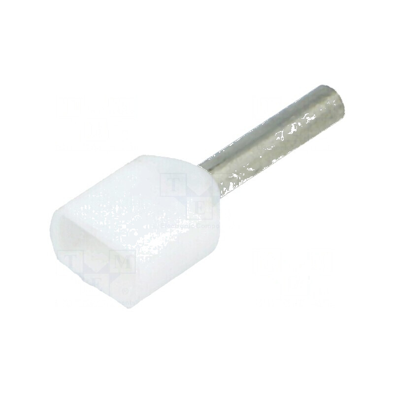 Vârf tub capăt izolată dublă cupru 0,5mm² 8mm cositorit | Electronic-mag.ro | Componente Electronice Vârf tub capăt izolată dublă cupru 0,5mm² 8mm cositorit | Electronic-mag.ro | Componente Electronice