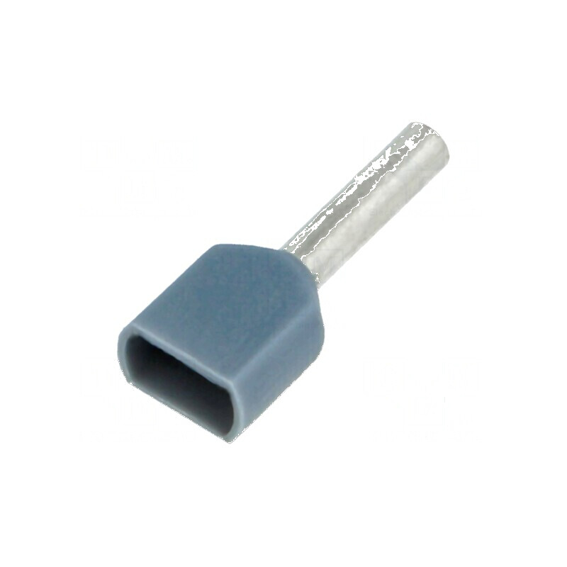 Vârf tub de capăt izolată dublă cupru 0,75mm2 8mm cositorit | Electronic-mag.ro | Componente Electronice Vârf tub de capăt izolată dublă cupru 0,75mm2 8mm cositorit | Electronic-mag.ro | Componente Electronice