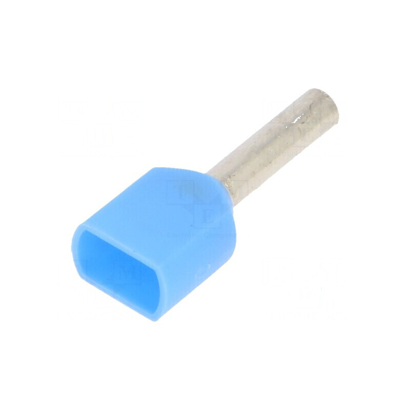 Vârf tub de capăt izolată dublă cupru 0,75mm² 8mm cositorit | Electronic-mag.ro | Componente Electronice Vârf tub de capăt izolată dublă cupru 0,75mm² 8mm cositorit | Electronic-mag.ro | Componente Electronice