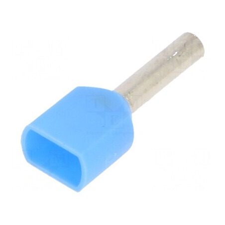 Vârf tub de capăt izolată dublă cupru 0,75mm² 8mm cositorit | Electronic-mag.ro | Componente Electronice