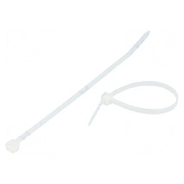 Colier de strângere poliamidă 160mm 4.8mm 220N naturală | Electronic-mag.ro | Componente Electronice