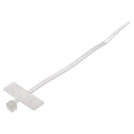 Colier de strângere cu etichetă, 100mm x 2,5mm, poliamidă | Electronic-mag.ro | Componente Electronice