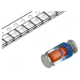 Diodă Zener 0,5W 27V 5mA SMD MiniMELF | Electronic-mag.ro | Componente Electronice