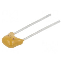 Condensator ceramic 47nF 50V X7R THT 2,54mm ±10% | Electronic-mag.ro | Componente Electronice