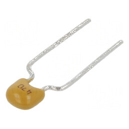 Condensator ceramic 47pF 50V C0G NP0 ±5% THT 5mm | Electronic-mag.ro | Componente Electronice
