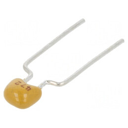 Condensator ceramic 4,7nF 50V X7R ±10% THT 5mm | Electronic-mag.ro | Componente Electronice