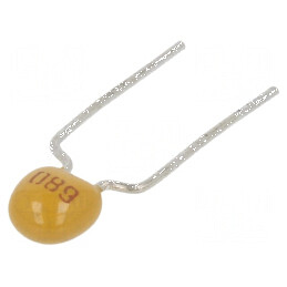 Condensator ceramic 68pF 50V C0G (NP0) ±5% THT 5mm | Electronic-mag.ro | Componente Electronice