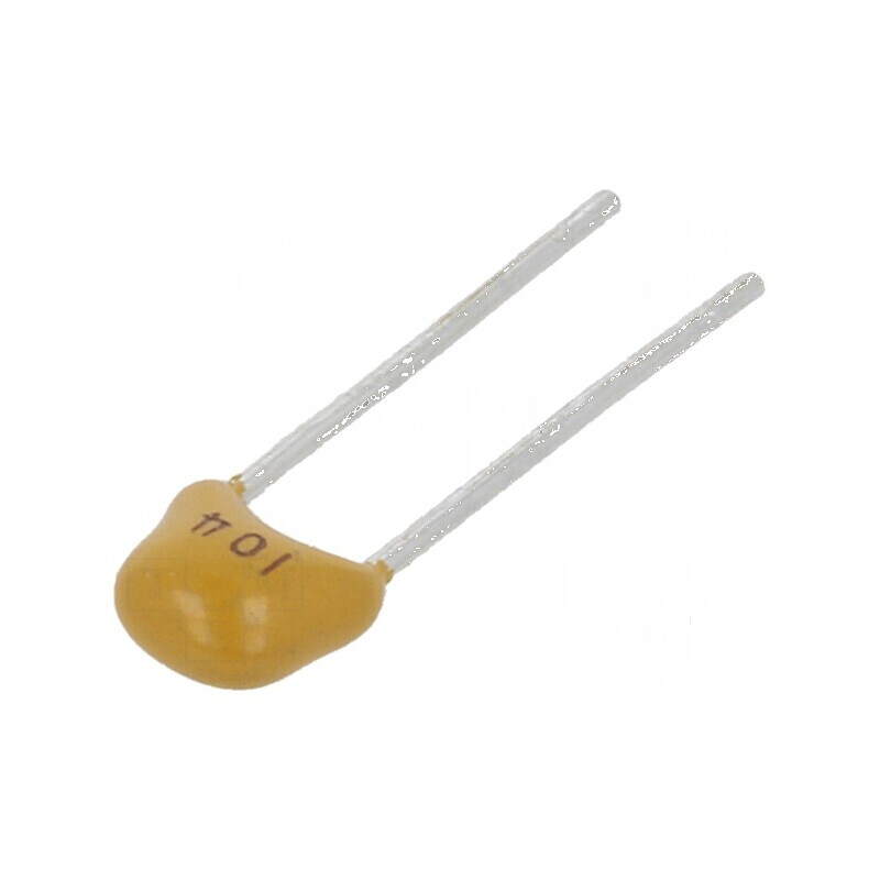 Condensator ceramic 100nF 50V X7R ±10% THT 2,54mm | Electronic-mag.ro | Componente Electronice
