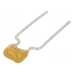 Condensator ceramic 10nF 50V X7R ±10% THT 5mm | Electronic-mag.ro | Componente Electronice