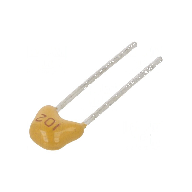 Condensator ceramic 1nF 50V X7R ±10% THT 2.54mm | Electronic-mag.ro | Componente Electronice