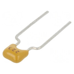 Condensator ceramic 22nF 50V X7R ±10% THT 5mm | Electronic-mag.ro | Componente Electronice