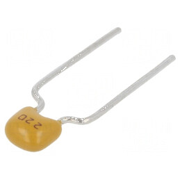 Condensator ceramic 22pF 50V C0G ±5% THT 5mm | Electronic-mag.ro | Componente Electronice