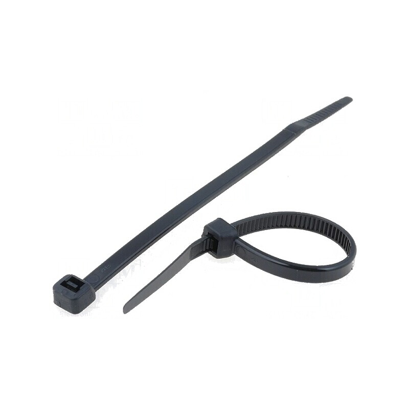 Colier de strângere negru 165mm x 2,5mm poliamidă 78,5N | Electronic-mag.ro | Componente Electronice Colier de strângere negru 165mm x 2,5mm poliamidă 78,5N | Electronic-mag.ro | Componente Electronice